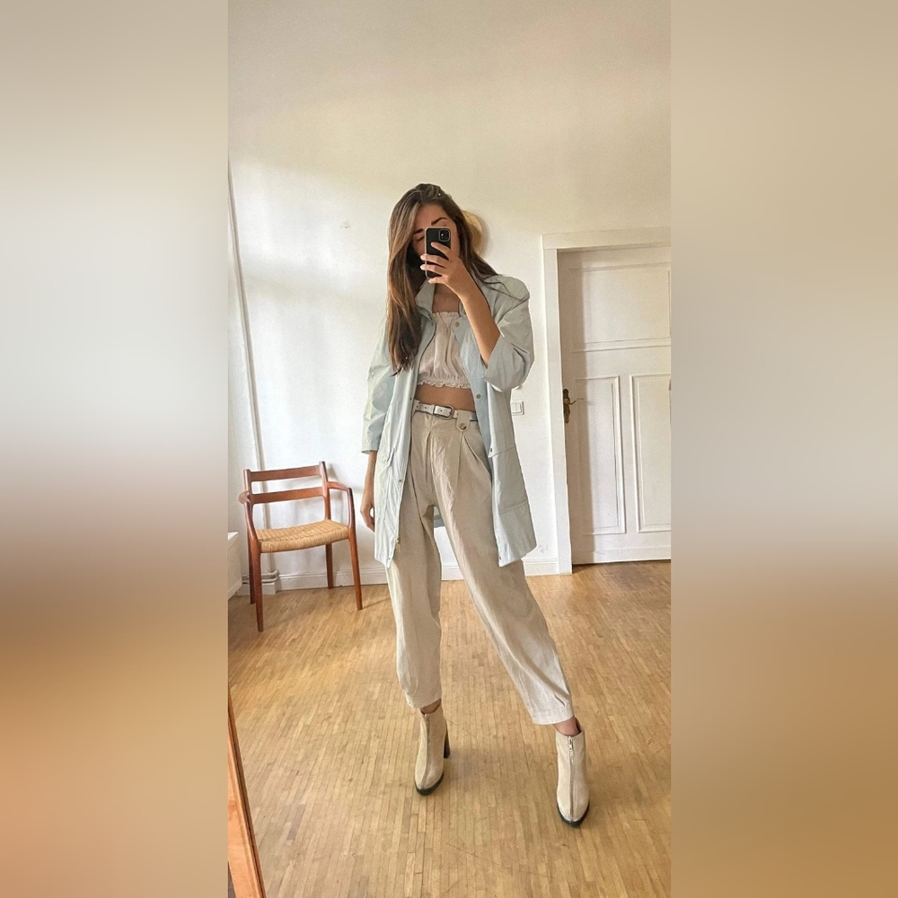 Elegant Cream Women's Jumpsuit